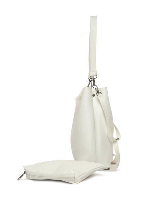 Zoozie Bags Bandolera de Flecos Blanca Zoozie Bags Bandolera de Flecos Blanca